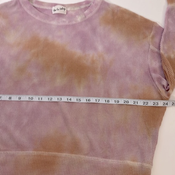 Nu Vintage Tie-Dye Waffle T-Shirt Sweater, Loose fit - Picture 12 of 13